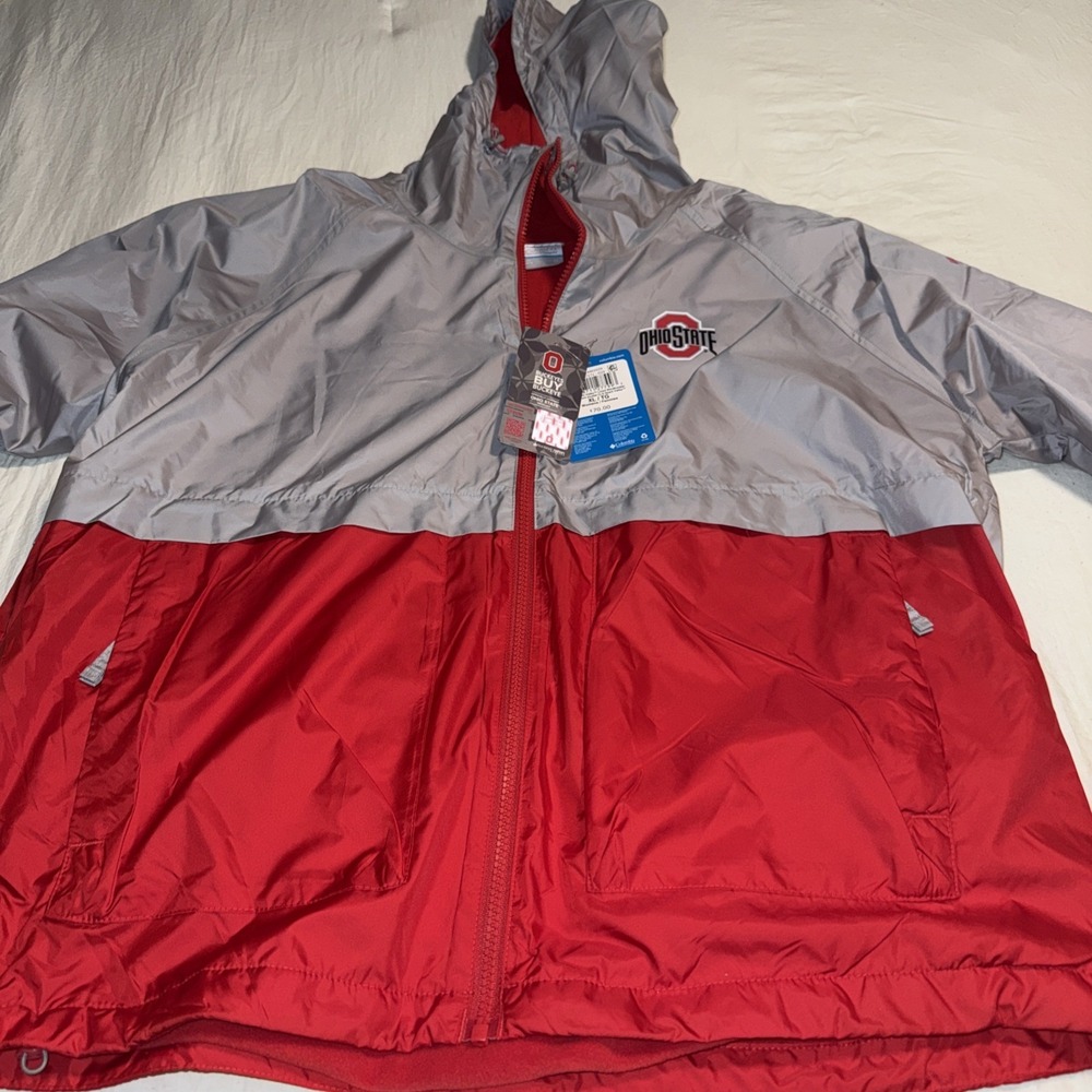 Ohio State Jacket Women's XL CLG Spark‎ Valley II Lined Windbreaker New
